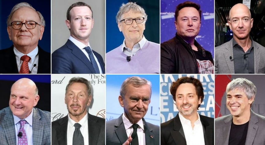 Fortunas dos 10 mais ricos do planeta somam quase US$ 2 trilhões, mostra ranking da 'Forbes'