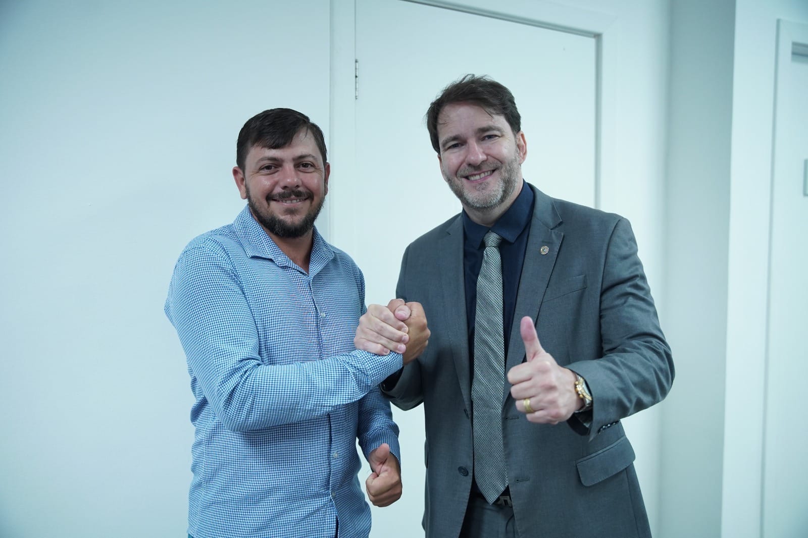 Presidente Alex recebe verador Diego Coutinho de Primavera de Rondônia