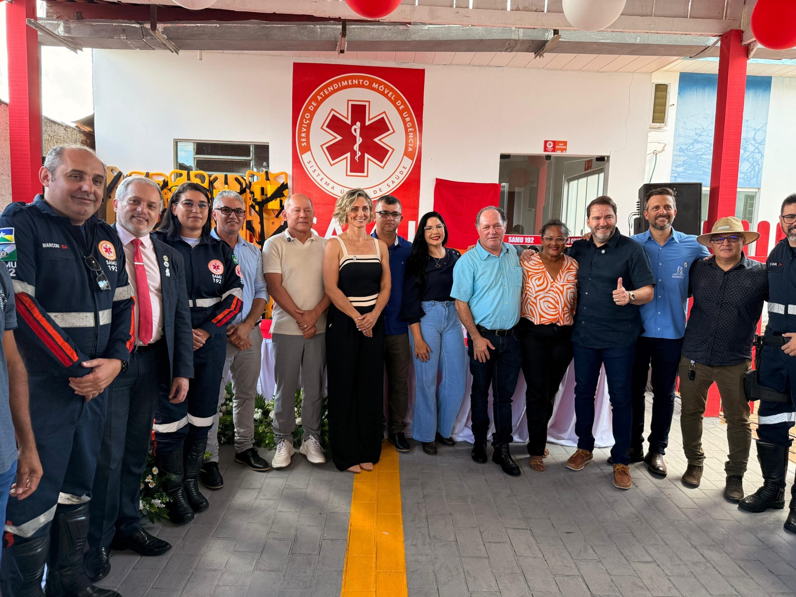 Presidente da Assembleia Legislativa participa da inauguração da base descentralizada do Samu em Rio Crespo
