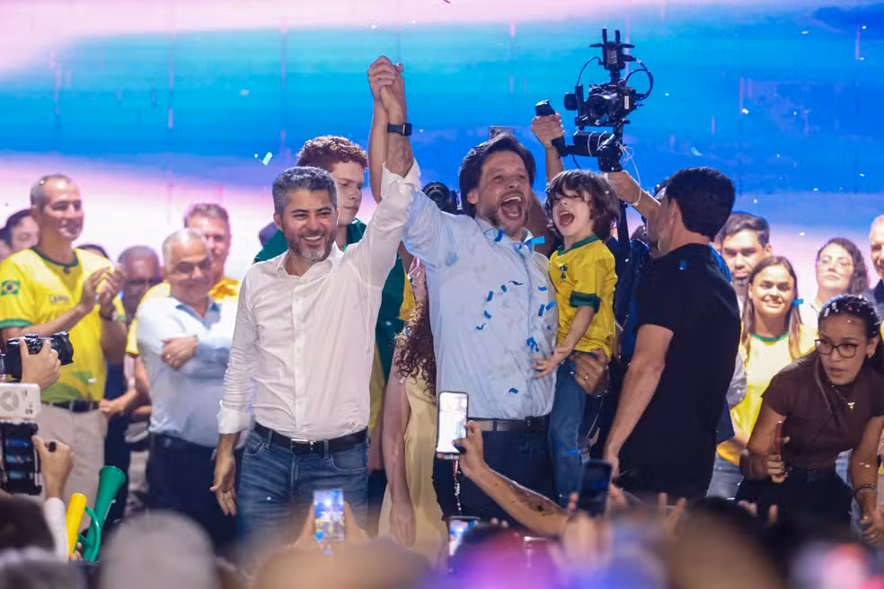 Candidato ao Governo Marcos Rogério anuncia deputado estadual Rodrigo Camargo como seu vice em evento de pré-candidatura em Porto Velho
