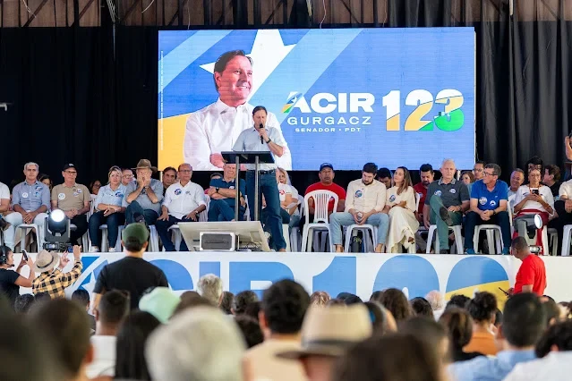 LARGADA- Acir lança candidatura ao Senado em evento para milhares de pessoas