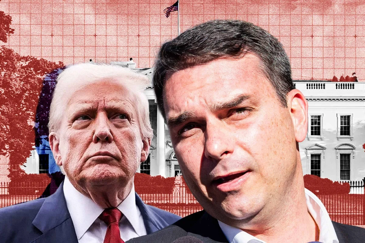 Aliado de Trump diz que Flávio Bolsonaro chegou aos EUA