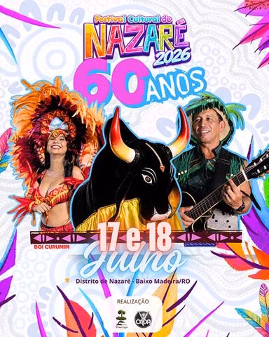 Sem nenhum apoio público, Festival Cultural de Nazaré chega aos 60 anos e comunidade se mobiliza para manter viva uma das maiores tradições de Rondônia